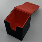 Card Fit For 100+Single Sleeved Cards  , Leather Trading Commander Deck Box Compatible With  Card Deck,Game Card Box