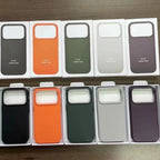 Orginal 1:1 for Magsafe Leather Case for Apple IPhone 18 Pro Max 17 16 15 Pro Max Official Magnetic Animation Protective Cove