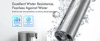 Automatic Soap Dispenser Stainless Touchless Rechargeable Hand Sanitizer Shampoo Detergent Dispenser for Kitchen Bathroom Toilet