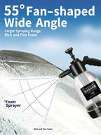 Car Washing Spray Pot Foam Spray Pot 2L Spray Type with Pressure Relief Valve for Household Car Spray Hand Pressure Spray Pot
