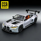 1:24 BMW M4 GT3 Alloy Sports Car Model Diecast Metal Toy Car Vehicles Model Simulation Sound and Light Collection Childrens Gift