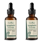 Lymphatic Drainage Drops 60ml Supplement Help Bloat Relief & Immune System Health with Cleavers,Red Clover and Stillingia Root
