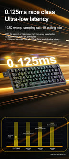 ATTACK SHARK X68HE X68PRO HE Magnetic Axis Gaming Keyboard Wired 8K Return Rate 5000mAh Battery Web Driver PBT Keycaps Esports