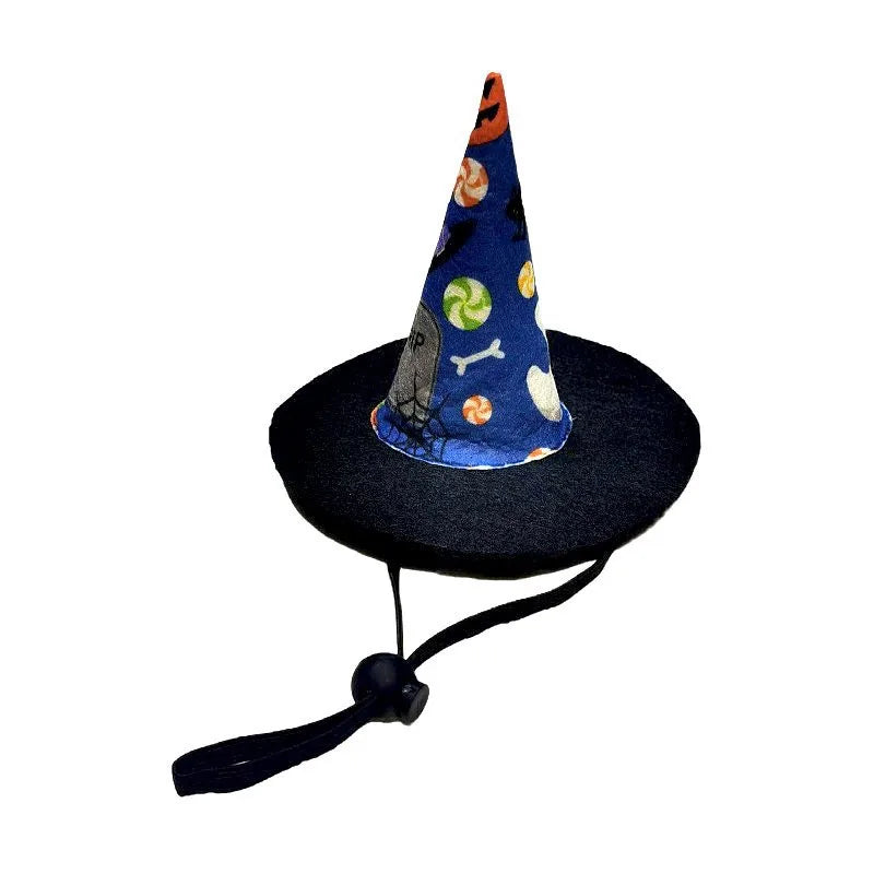 Halloween Pet Costume Set Cute Cat Cosplay Outfit Halloween Party Pet Dog Dress‑up Accessories Kitten Transformation Clothes