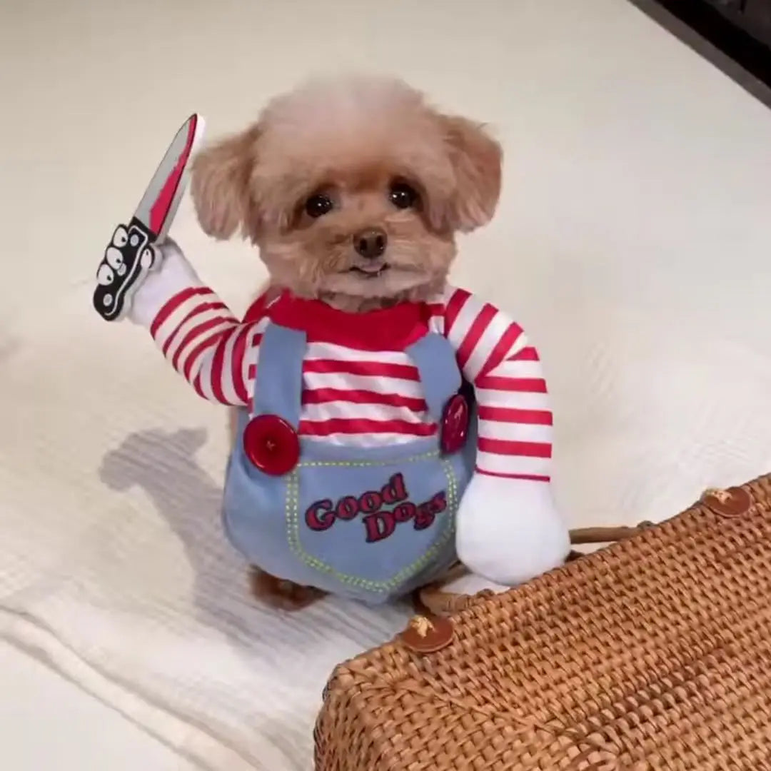 Halloween Pet Cosplay Costume Dog Dress for Small & Medium Dogs – Fun & Stylish Outfit Dogs Cats Pet Playing with Funny Clothes