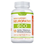 Neuropathy Support Supplement 600mg - Supports The Nervous System, Relieves Stress, Promotes Brain Function, and Boosts Energy