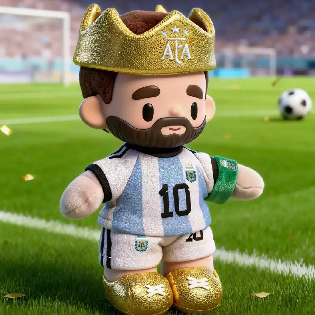 Original In-Stock Messi Argentina National Tea Player Series Vinyl Figurine Blind Box Pendant Collectible Ornament Toys Gifts