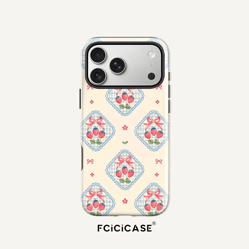 Fcicicase Lovely Flower Case For Iphone 18 17 16 Pro Max 15 14 13 12 Plus 11 For Magsafe Wireless Charge PC +TPU Back Cover Capa