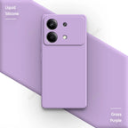 Liquid Silicone Cover for Xiaomi Redmi Note13 Note 13R 13 R Pro Plus 13RPro 5G Square Soft Original Mobile Phone Accessorie Case
