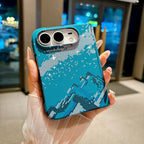 Shockproof Duo Thin Carbon Fiber Leather Magnetic for Magsafe Phone Case for IPhone Duo Apple 18 Fold Hinge Protective Cover