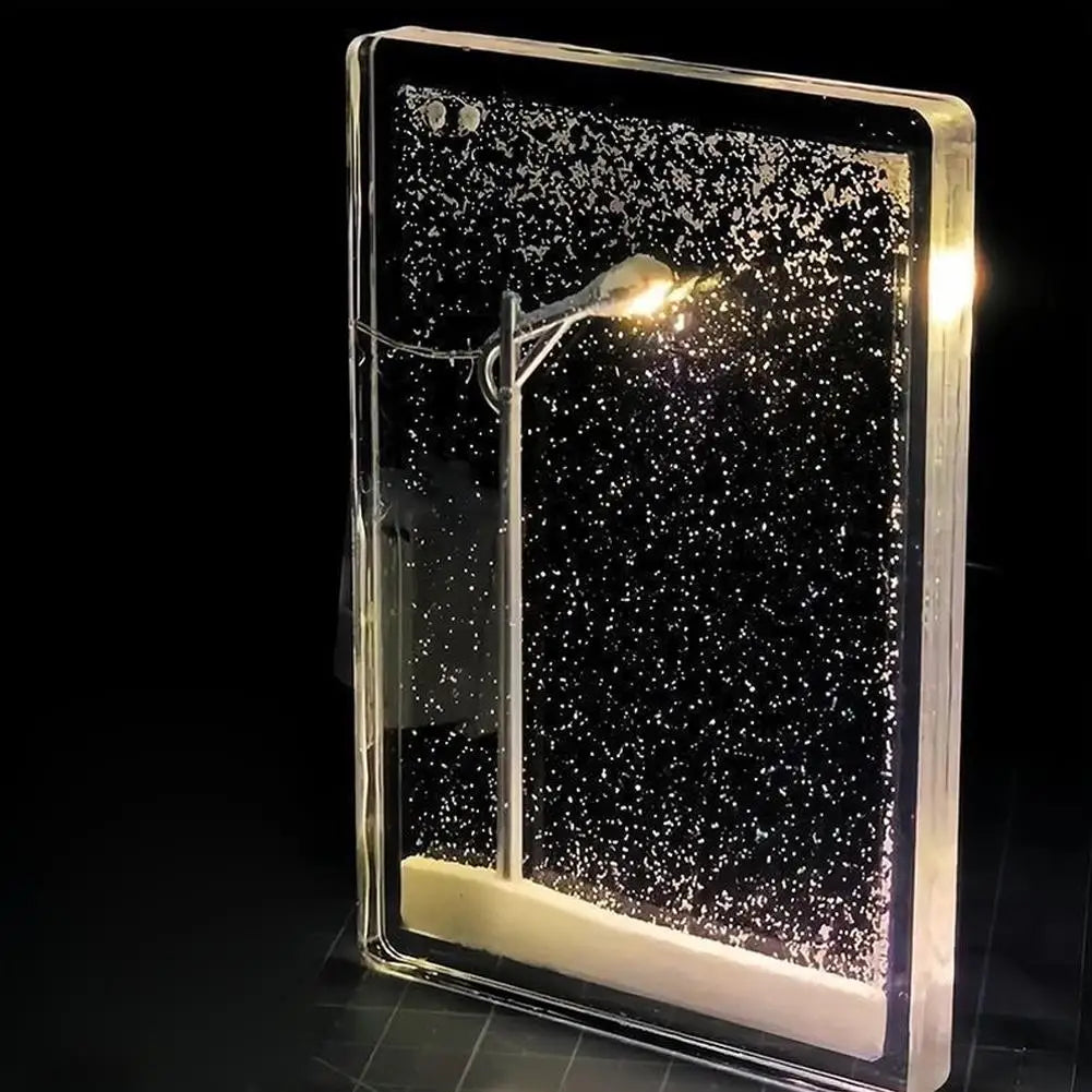 DIY Snow Night Light Snow Street Light To Girlfriend Girlfriends Birthday Gift Christmas Accessories