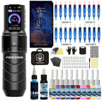 POSEIDON Tattoo Kit Or Tattoo Machnie Professional For Permanent Makeup Tattoo Machine Kit Wireless Power Supply Tattoo Gun Kit