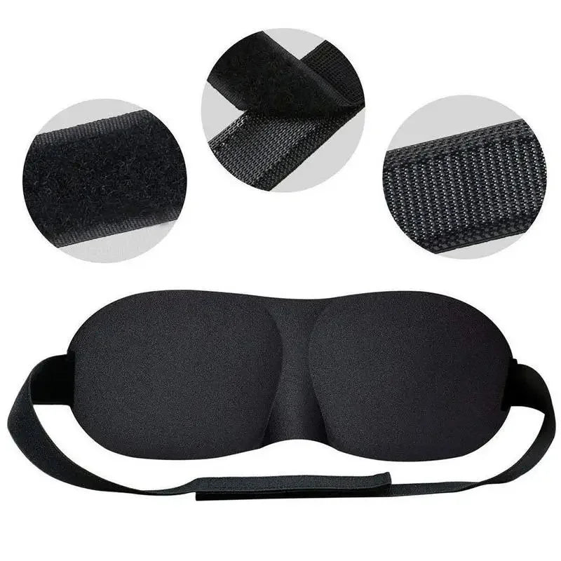 3D Sleep Mask Eye Mask for Travel Yoga Nap Lightweight Breathable Eye Cover Night Sleep Block Out Light Eyepatch for Women Men