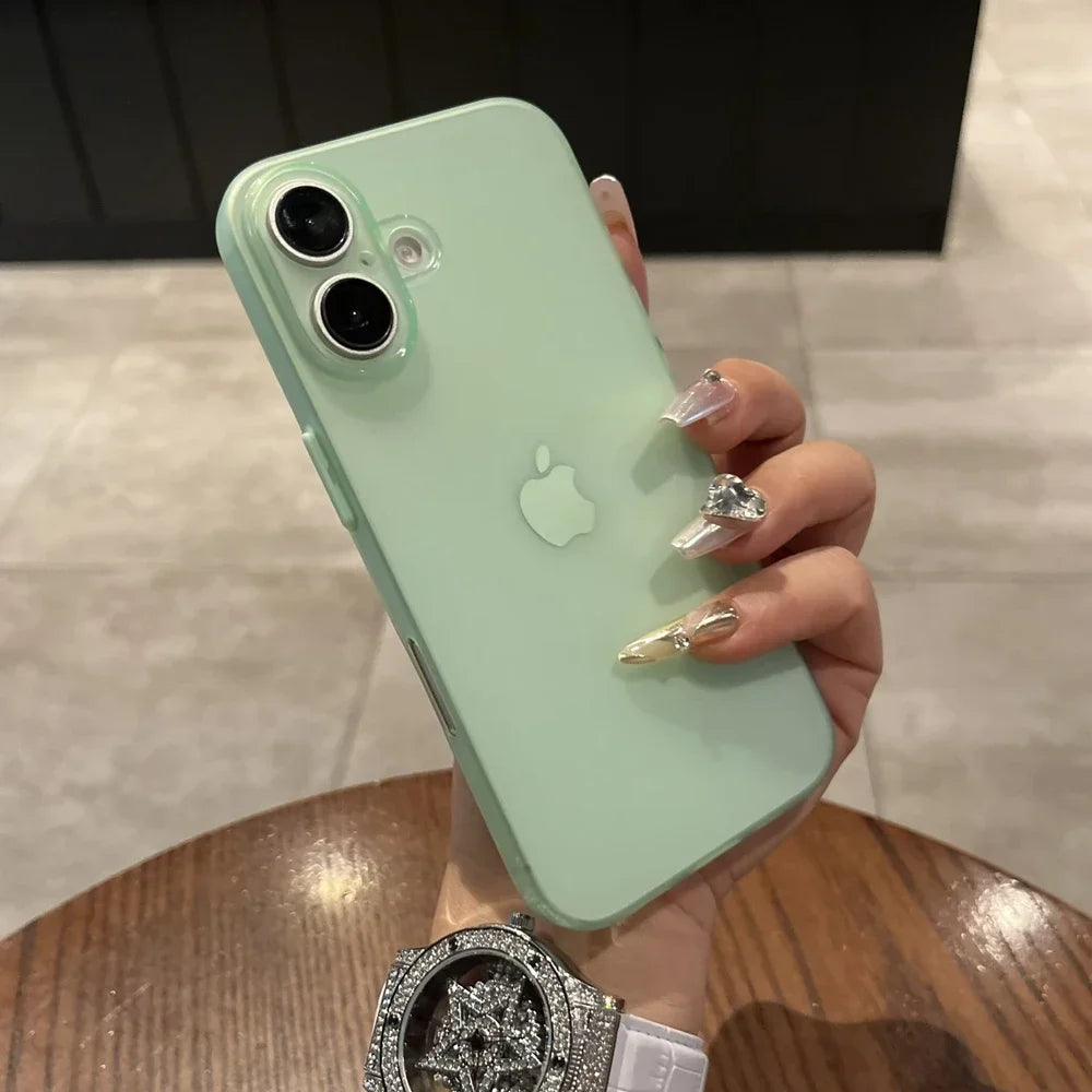 Ultra Thin PP Case For iPhone 18 17 16 15 14 13 12 11 Pro Max 16 15 Plus Matte Cover For iPhone 18Pro Slim Clear Shockproof Case