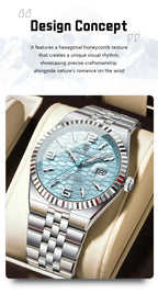 POEDAGAR High Quality Original Men Clock Waterproof Luminous Date Luxury Man Watch Stainless Steel Quartz Men's Watches Male+Box