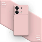 Liquid Silicone Cover for Xiaomi Redmi Note13 Note 13R 13 R Pro Plus 13RPro 5G Square Soft Original Mobile Phone Accessorie Case