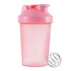 400ML Shaker Bottles Colorful  Whey Protein Powder Mixing Bottle Fitness Gym Shaker Outdoor Portable Plastic Drink Cup