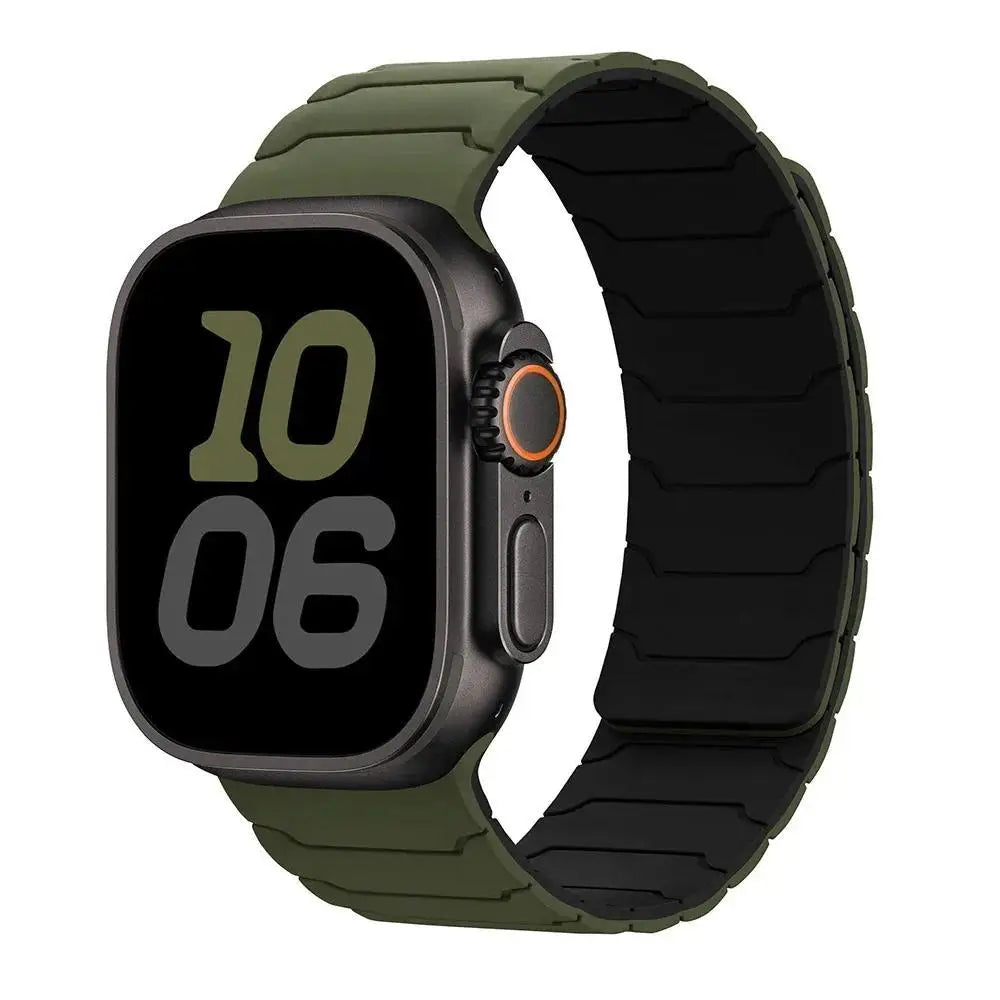 Magnetic Strap Silicone Bracelet For Apple Watch ultra 3 2 49mm 45mm 44mm 40mm 42mm 46mm 41mm 38mm IWatch Series 11 10 SE 9 8 7