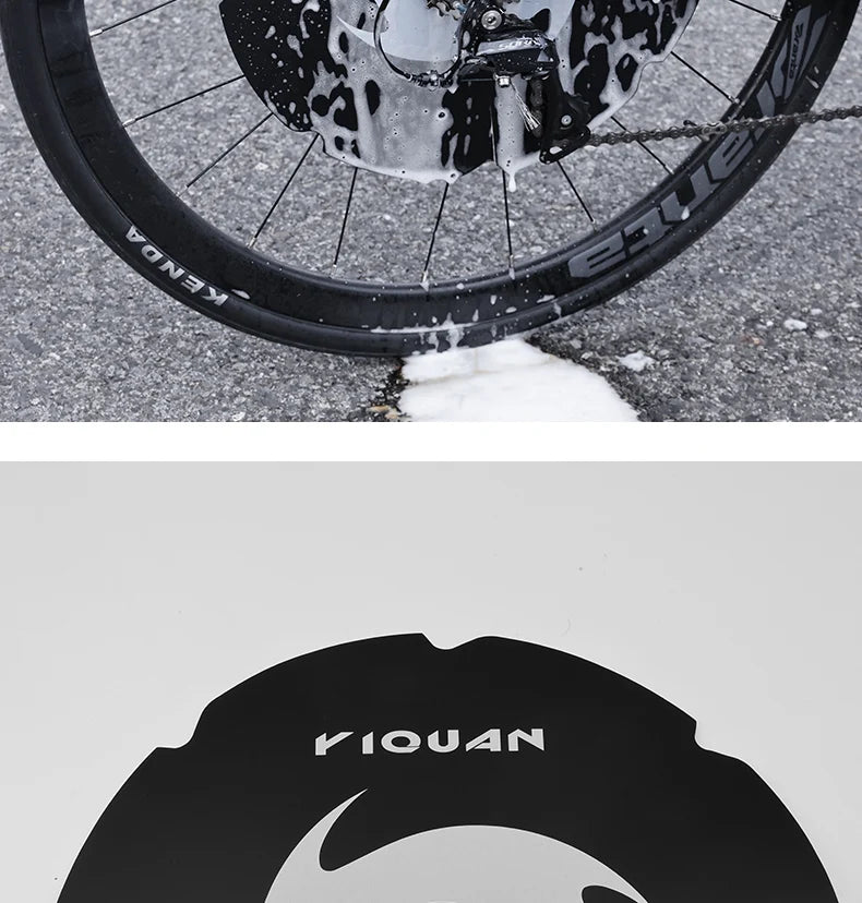 Anti-fouling Motorcycle Washing Disc Brake Cleaning Protection Cover Ultralight Bicycle Washing Disc Guard Bike Accessories