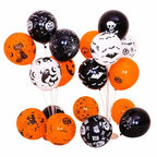 Halloween Decoration Balloon Ghost Pumpkin Skeleton Ghost Bar Party Decor Balloon Decoration 12 inch Latex Balloon
