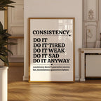 Minimalist Motivational Quotes Inspirational Discipline Art Poster Canvas Painting Wall Prints Picture Room Home Office Decor