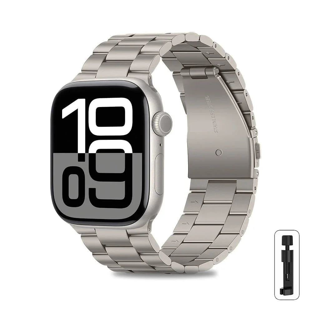 Stainless Steel Strap for Apple Watch Ultra 3/2 Band 46mm 49mm 40mm 44mm 42mm 41mm 45mm Bracelet IWatch Series 11 10 9 8 7 SE 6