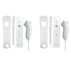For Nintendo Wii/Will U Joystick 2in1 Wireless Remote Gamepad Controller Set Optional Motion Plus with Silicone Case Video Game