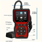 V519 Professional Obd2 Scanner - Usb-Powered Car Diagnostic Tool with Real-Time Data Stream, Full-Featured Obd Ii Testing (I/M Ready, Bod2/Eobd), Clears Engine Fault Lights, Reads/Erases Codes for Most Vehicles, Car Maintenan