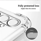 Clear Phone Case for Samsung Galaxy A16 5g 4g A15 A25 A35 A55 A54 A34 A24 A14 TPU Transparent Case Shockproof Back Covers