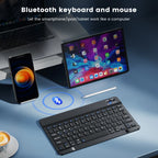 Wireless Mouse Dual Modes Bluetooth-compatibl 2.4G Portable Office Mouse for Laptop Notebook PC MacBook Battery Gaming Mouse