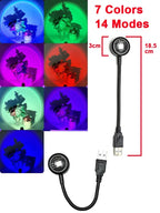 MeeToo USB Sunset Mood Lamp Led Projector Neon Night Light for Living Room Decor Bedroom Background Photography Wall Atmosphere