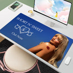 Singer S-Sabrina C-Carpenter Short n Sweet S Mouse Pad Large Desk Mat Keyboard Ergonomic Office Rubber Game PC Non-slip Anti-fra