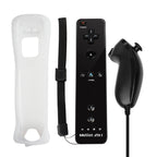 For Nintendo Wii/Will U Joystick 2in1 Wireless Remote Gamepad Controller Set Optional Motion Plus with Silicone Case Video Game