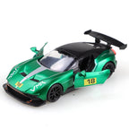 (Bagged) 1:36 Martin Alloy Racing Car, 1.36 scale simulated alloy pullback racing car, boy's toy, simulated racing car