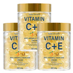 Vitamin C+E Anti-Wrinkle Skincare Cream with Retinol & Hyaluronic Acid for Moisturizing, Protecting & Smoothing Skin.