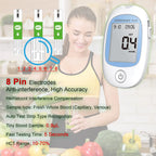 Multi-function Blood Ketone Meter Kit with Ketone Test Strips, Ketone Monitoring for Keto Diet, Ketosis, Fast & Accurate Results