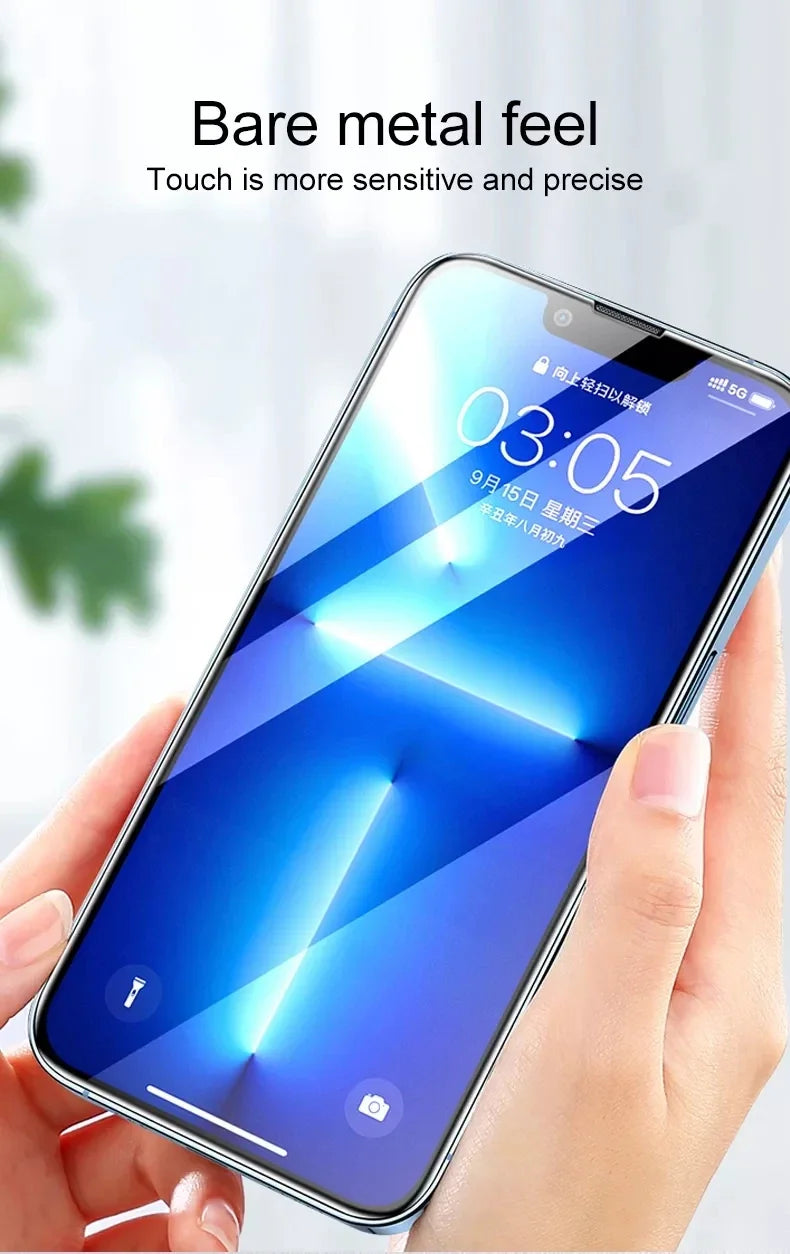 9D Tempered Glass 3-10PCS for iPhone 17/16/15/14/13/12/11 Pro Max,X/XS/XR/14/15/16/17 Air – Anti Fingerprint Screen Protector