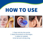 Tinnitus Relief Ear Clip Gentle Acupressure Magnetic Ear Care Device Reduce Ear Discomfort Ear Tightness Buzzing Sensation