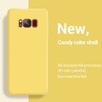 Liquid Silicone Soft Cases For Samsung Galaxy S8 S9 S10 S20 S21 FE S22 S23 Plus Fundas For Samsung Note 8 9 10 20 Plus Cover