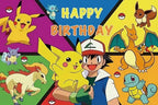 PokeMoned Theme Party Favors Slap Bracelets Stickers Keychain Party Gifts Goodie Bag Stuffers Fillers Birthday Party Decorations