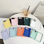 Luxury Skin Feel Frosted Matte Fold Phone Case For iPhone Duo Ultra 18 Fold Hinge Protective Ultra-thin PC Shockproof Hard Cover