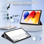 Tablet Case for Redmi Pad 2 Pro / Xiaomi POCO Pad M1 2025 Released 12.1inch PU Leather Material Protective Cover Shockproof