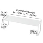 Kitchen Storage Rack under the Sink, Layered Shelf in the Cabinet, Countertop, Extendable Cabinet, Dish Storage Rack for Home