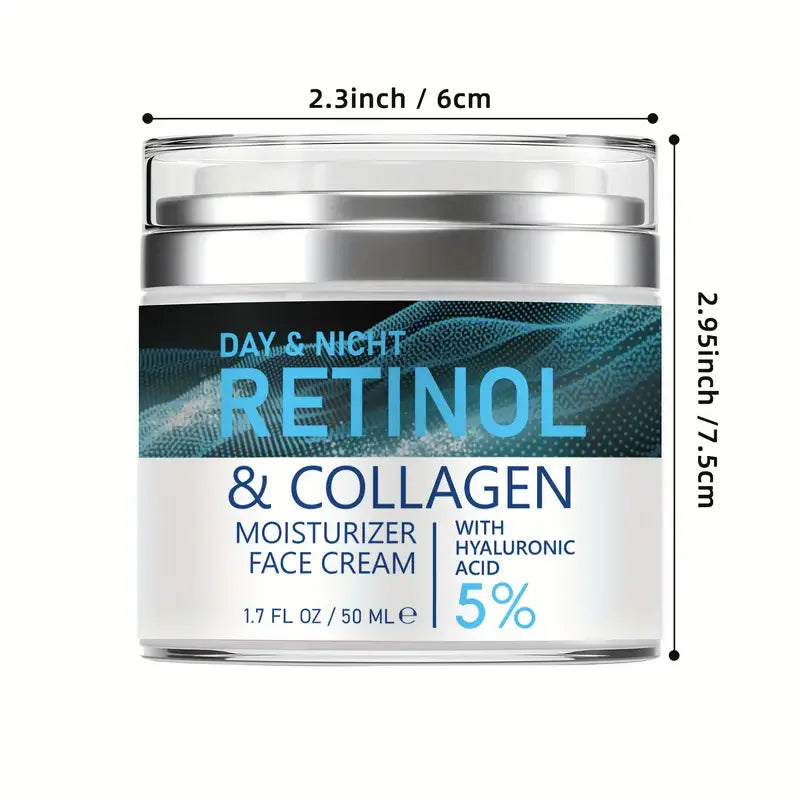 ENVISHA Face Skin Care Retinol Collagen Cream Fade Fine Lines Deep Hydration Moisturizing Skin Improve Dullness Brightening