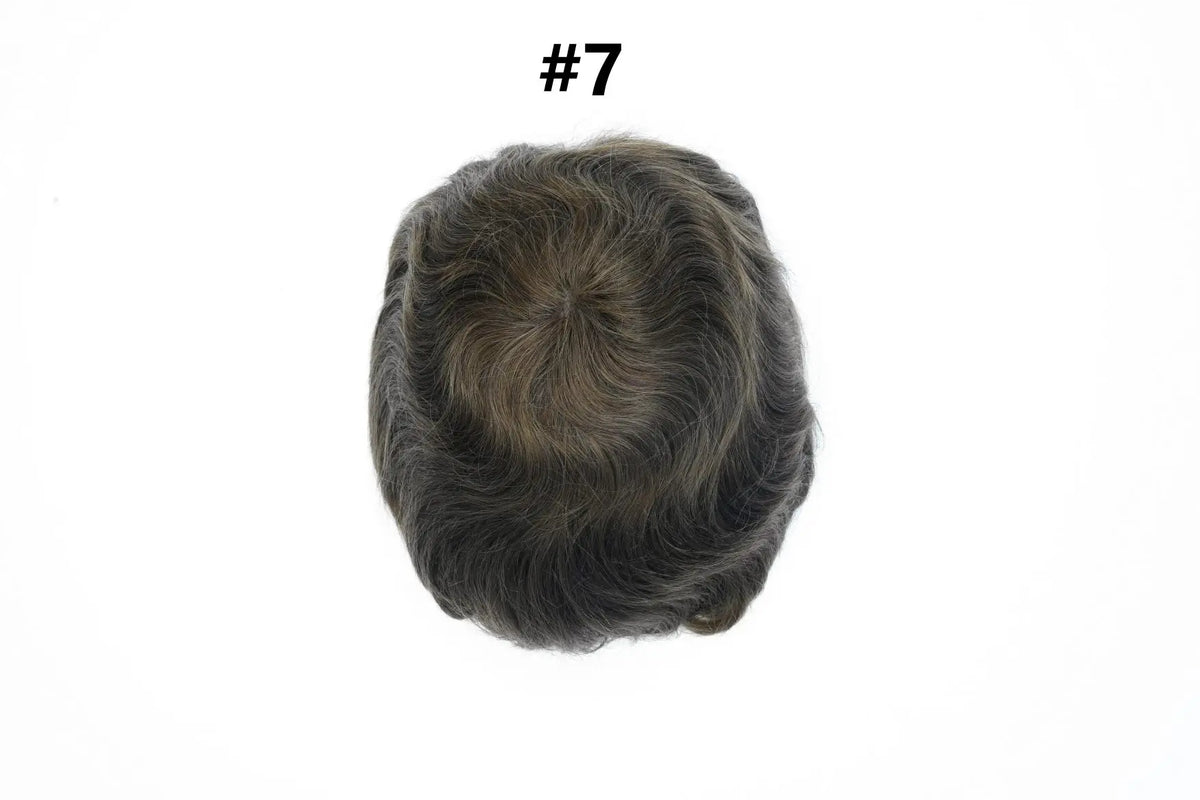 Os21 0.03-0.04mm NG Clearance Thin Skin Toupee Capillary Prothesis Hair Piece For Men Hair Replacement System V Loop Men Toupee