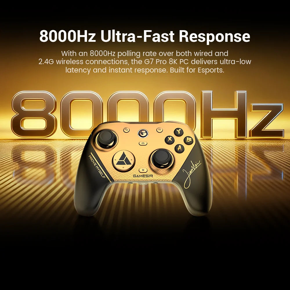 GameSir G7 Pro 8K Champion Edition Wireless Gaming Controller for Nintendo Switch 2, Android, iOS, PC, Steam, 8000Hz Gamepad