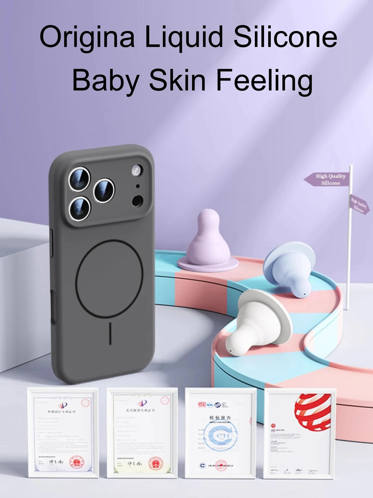 Magnetic Original Liquid Silicone For Magsafe Phone Case For iPhone 18 17 16 15 14 13 Pro Max 16 Plus 17Air Skin Feel Soft Cover