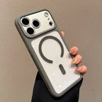 Transparent Defender For Magsafe Case for iPhone 18 17 16 15 14 13 Pro Max Camera AI Touch Control Wireless Charge Acrylic Cover