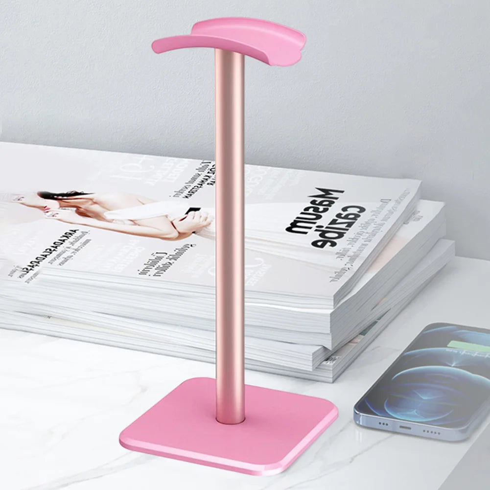 Aluminium Alloy Headphone Stand Holder Rack Space Saving Desktop Organizer Display Earphone Mount Hanger Headset Support Stand