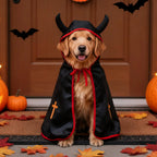 Halloween Cat Dog Costumes Funny Puppy Cloak Dog Pet Costumes For Halloween Party Puppy Photo Props Large Breed Photo Props
